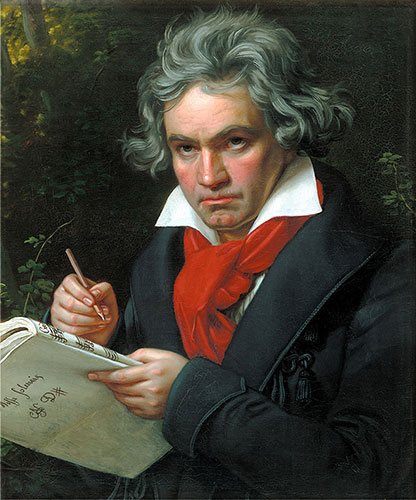 ベートーヴェンの肖像。※Wikimedia Commonsより